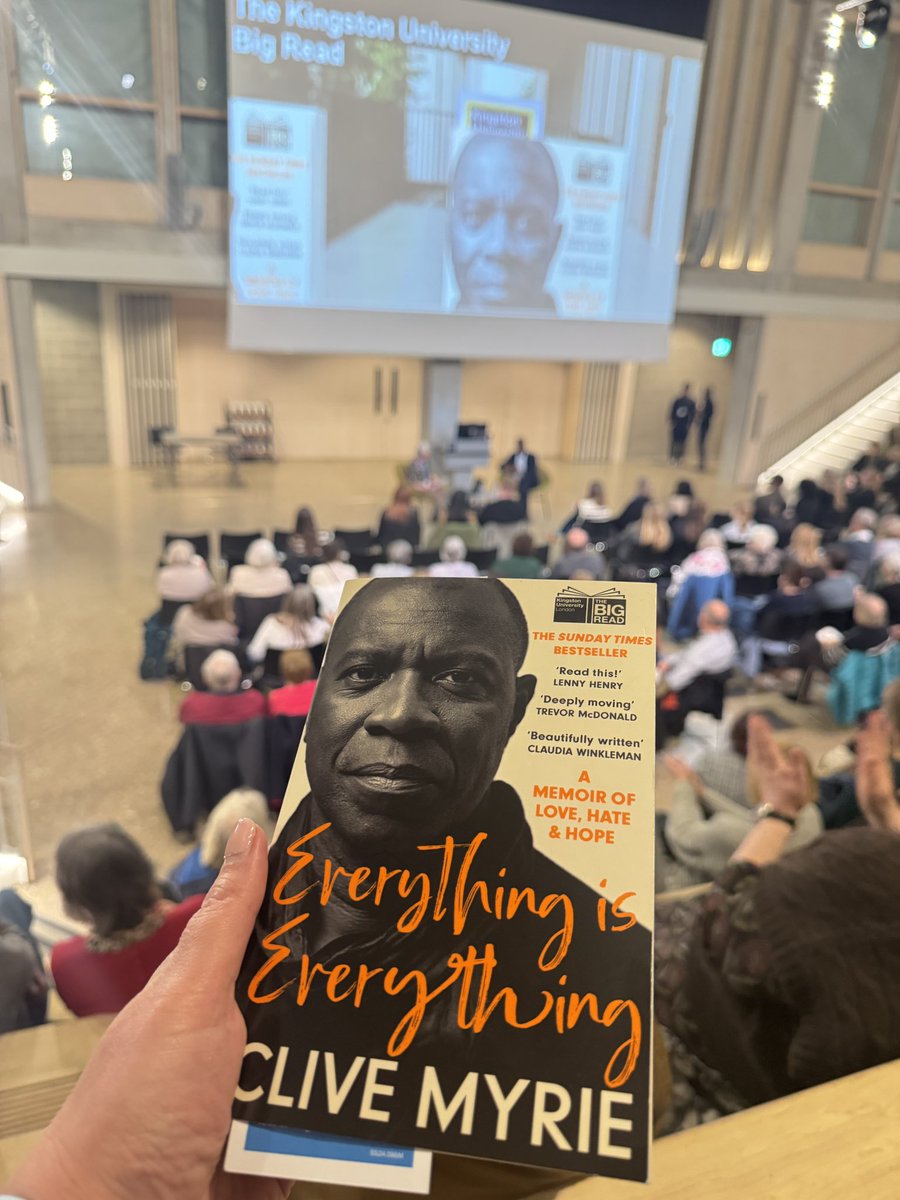 A. Stravolemova (@astravolemova) on Twitter photo Our <a href="/KingstonUni/">Kingston University</a> proudly celebrated the 10th title in its <a href="/KUBigRead/">KUBigRead</a> series: ‘Everything is Everything’, an inspiring book by <a href="/CliveMyrieBBC/">Clive Myrie</a>. The event, held in the award-winning Town House, drew enthusiastic audience who warmly applaud the author and his remarkable story. ⭐️ Our <a href="/KingstonUni/">Kingston University</a> proudly celebrated the 10th title in its <a href="/KUBigRead/">KUBigRead</a> series: ‘Everything is Everything’, an inspiring book by <a href="/CliveMyrieBBC/">Clive Myrie</a>. The event, held in the award-winning Town House, drew enthusiastic audience who warmly applaud the author and his remarkable story. ⭐️