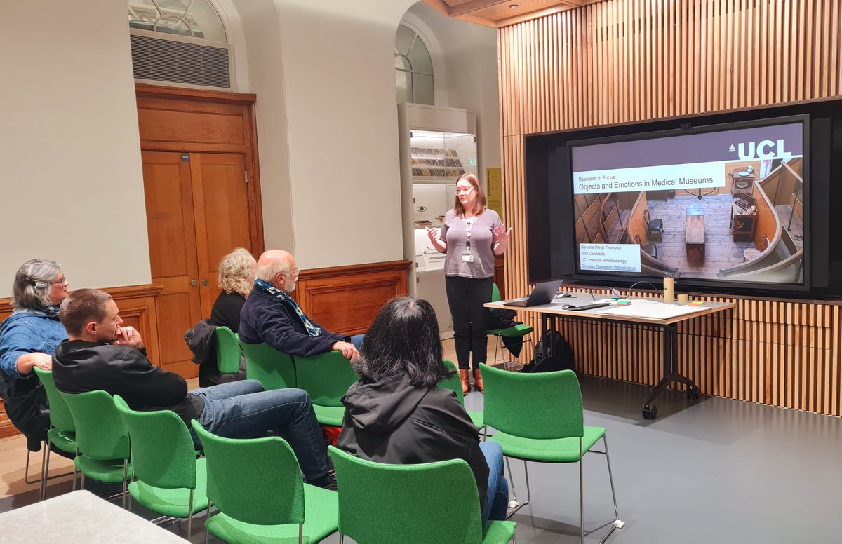 For National Pathology Week, our friends at the Pathology Museum invited Cornelia Thompson to present her research about medical instruments in museum collections to the public. Read more about it and the rest of the week here: rcpath.org/discover-patho…