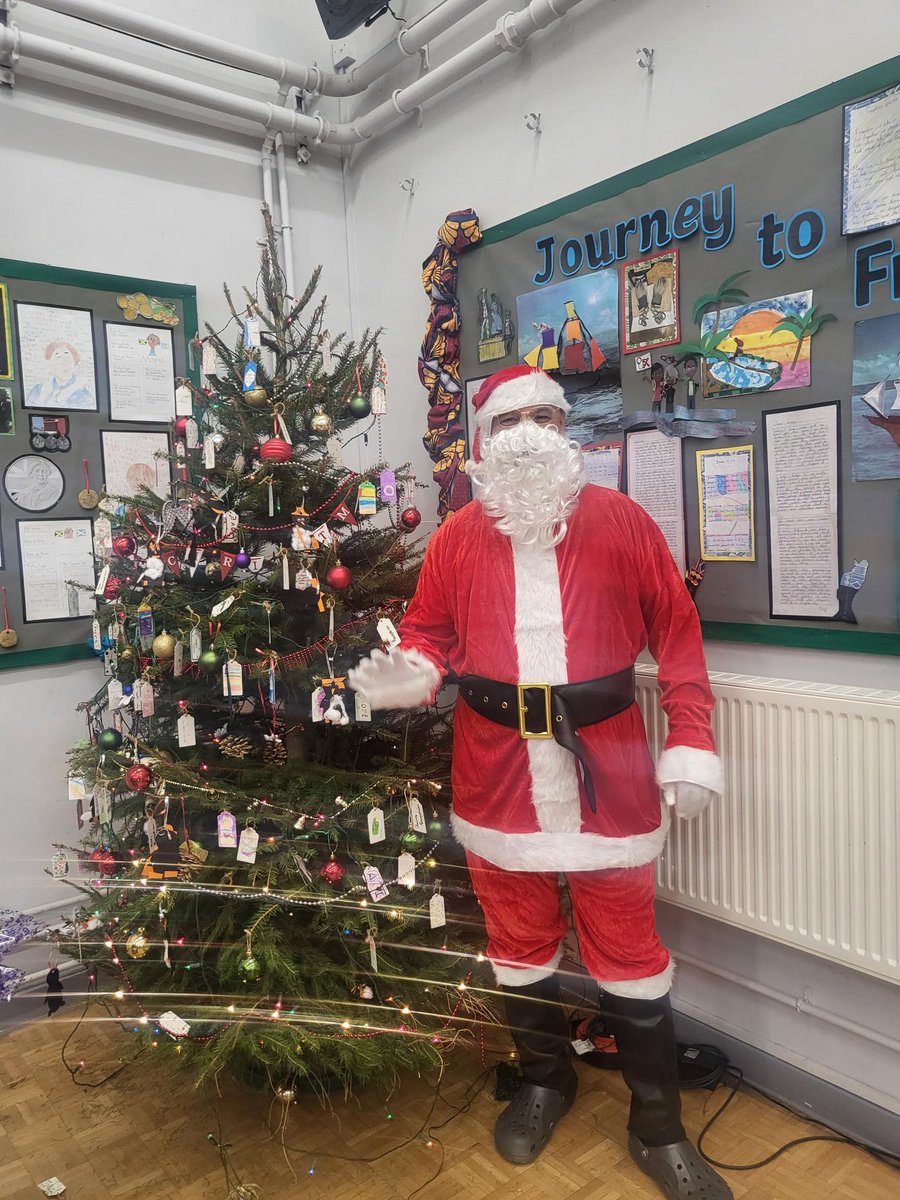 Father Christmas came to visit the children this afternoon.  He spoke about being good and listening to our adults.  The children were so happy and Father Christmas left them feeling excited and hopeful! #fatherchristmas #naughtyornice #Santa