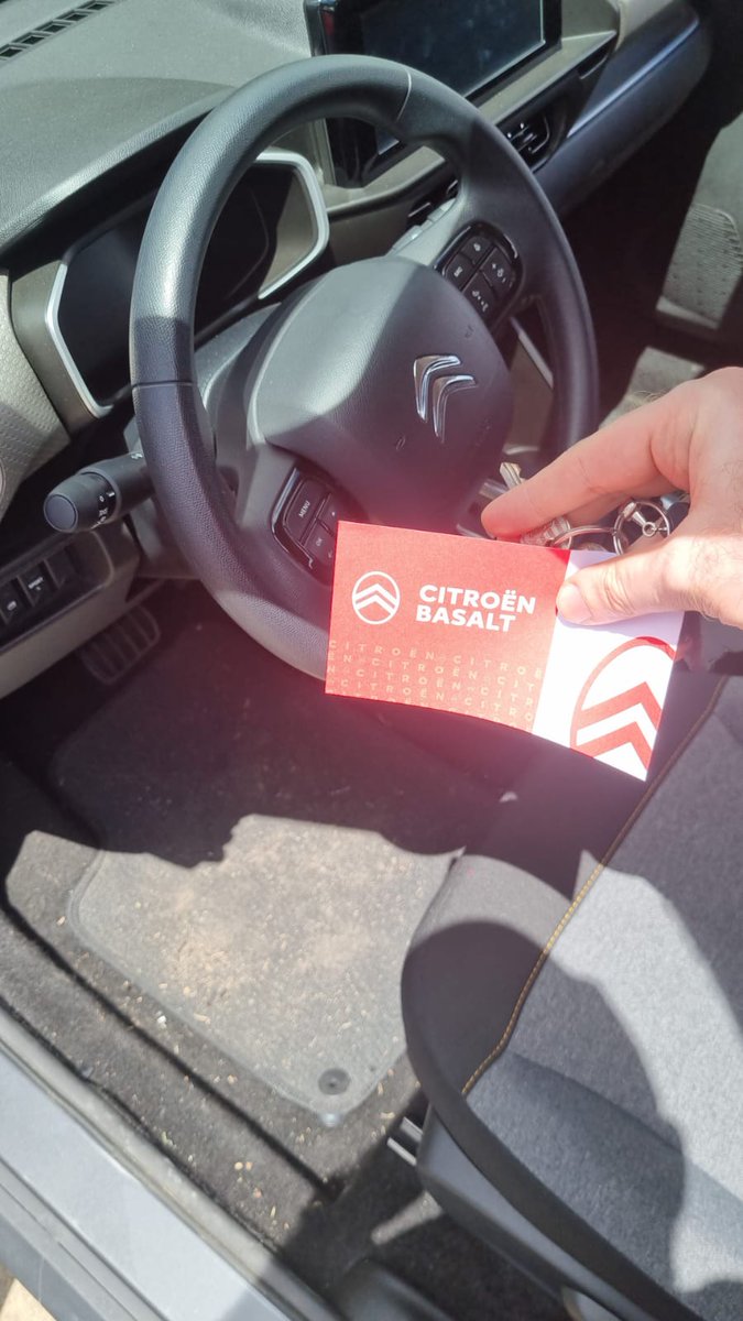 victro's tweet image. #citroenbasalt tá na mao