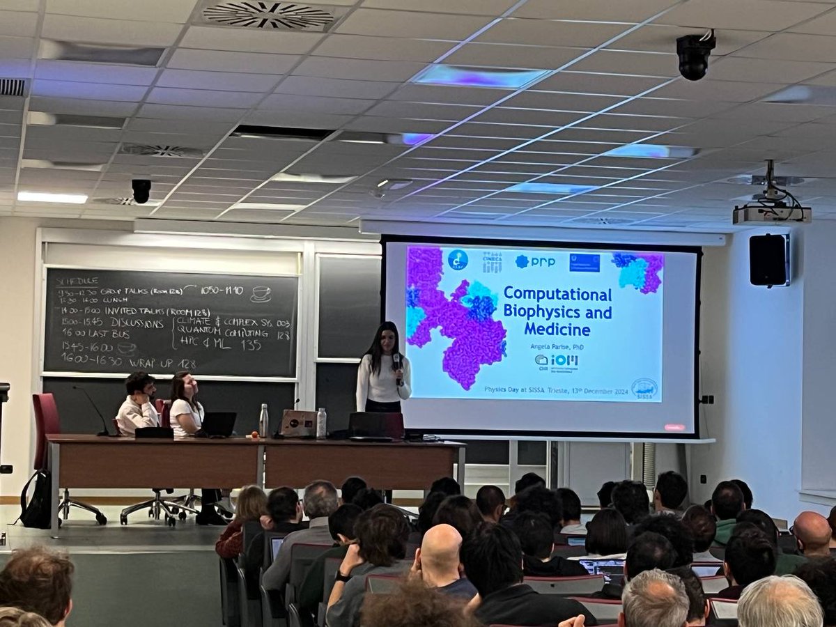 ✨Great presentation of our work by <a href="/AngelaParise3/">Angela Parise</a> at Physics Day in Trieste!👏