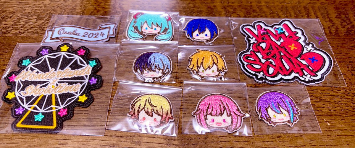 rara99s's tweet photo. セカライワッペン色々買い足しまくった
ワンダショのユニワッペンかわいい
あとやっぱミクかわいい https://t.co/EERJbDpGdY