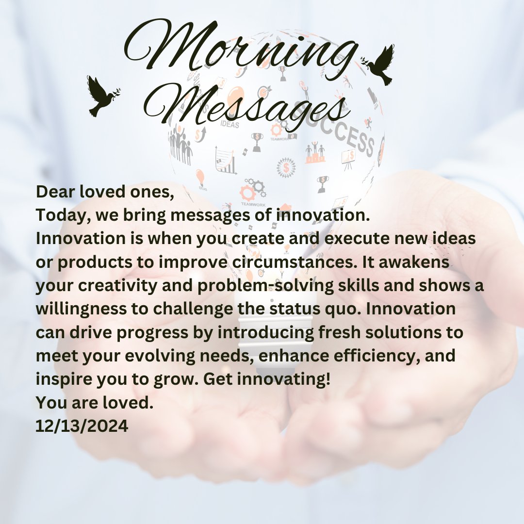 joykinga's tweet image. What's the next big innovation? #morningmessage