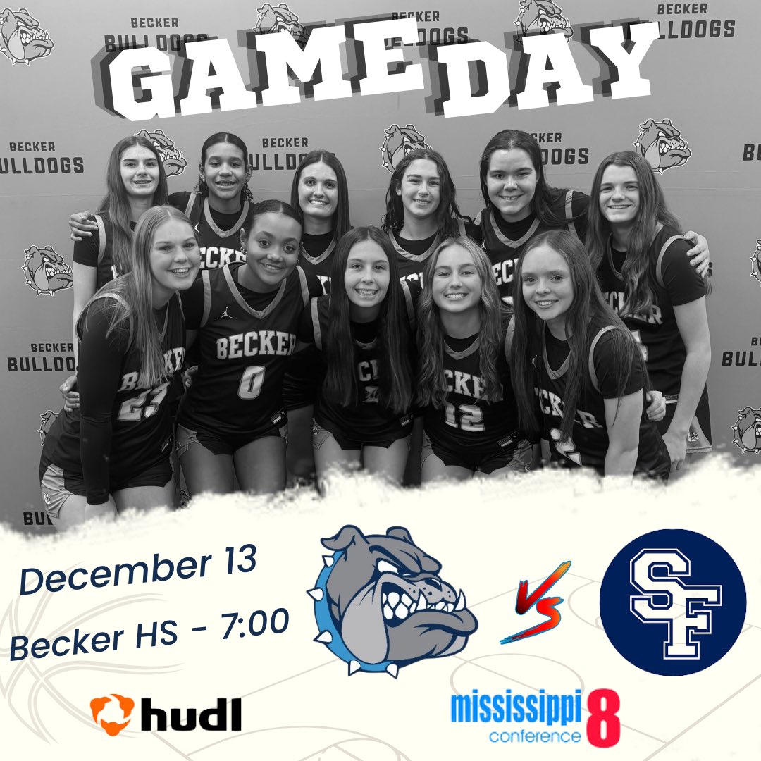 🚨🏀 Game Day! 🚨🏀

Becker 🆚 St Francis 
📍 Becker HS
⏰ Varsity 7:00, JV 5:30
🎟️ at the door 
💻 fan.hudl.com/usa/mn/becker/…

#toughness #bulldogmentality