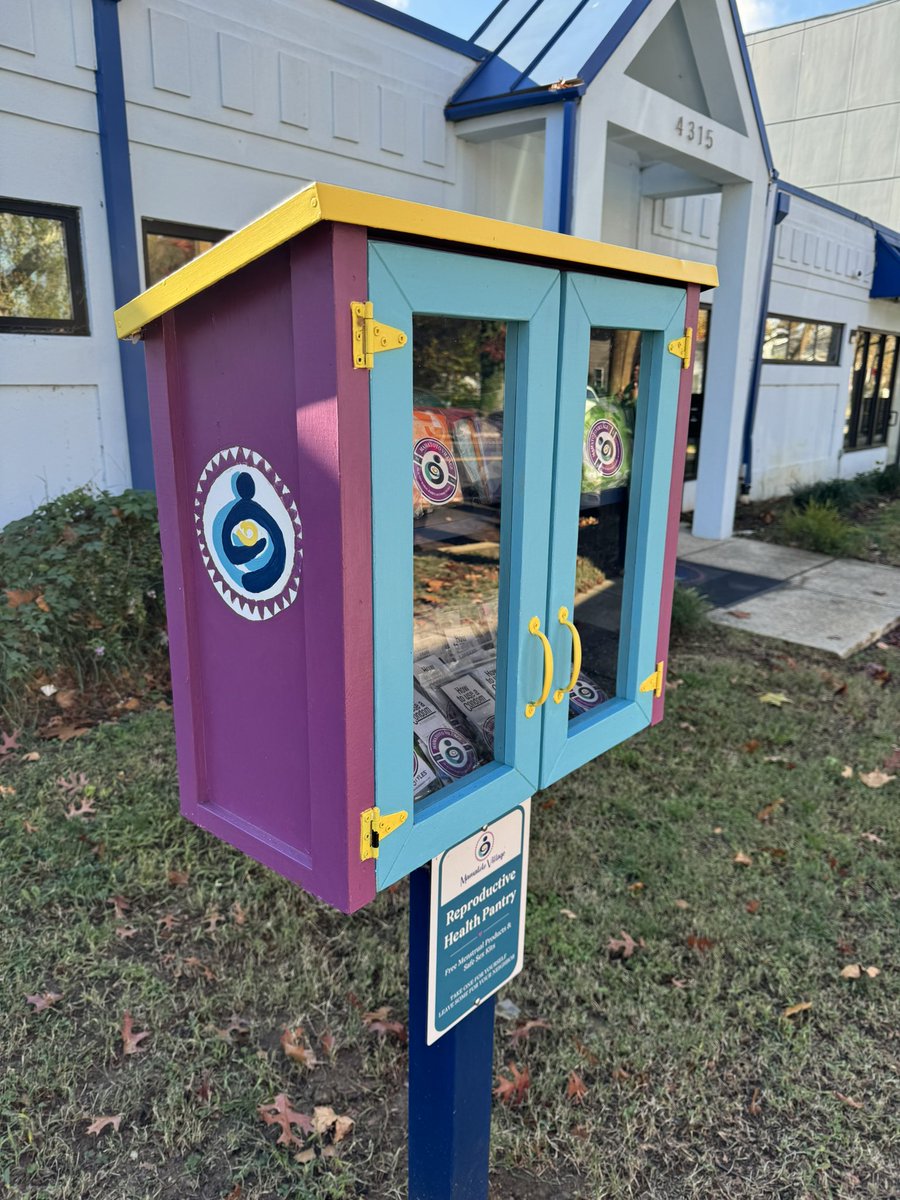 We’re thrilled to announce the official launch of our Reproductive Health Pantry in front of our DC office in Ward 7.✨

Our pantry offers FREE resources, including menstrual kits, and healthy sex kits with condoms! 

Take one, and leave some for your neighbor. 🏡