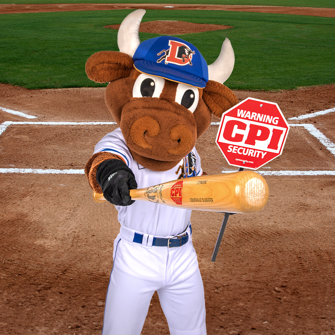 DurhamBulls's tweet photo. Getting @cpisecurity to protect your home is like hitting a grand slam! Call 877-464-0319 to secure your home today. #SafeAtHome #CPISecurity #homesecurity https://t.co/xVrb1be8GR