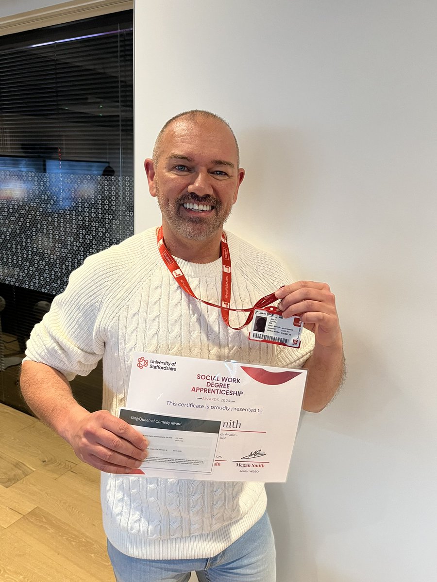 Thank you <a href="/StaffsUniSocWrk/">Staffs Uni Social Work</a> and <a href="/mpftnhs/">Midlands Partnership University NHS FT</a> yet again celebrating another superb cohort of social work apprentices 👏👏👏👏👏👏👏