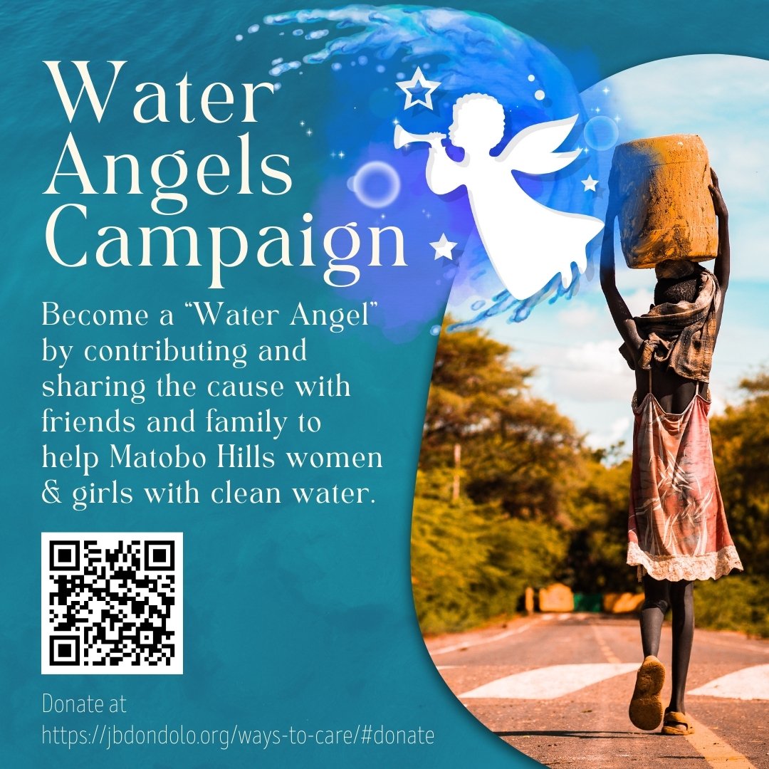 Water Angels Campaign!

Become a Water Angel by contributing and sharing the cause with your friends and family to help Matobo Hills women and girls with clean water.

Hint: There are surprise rewards you don't want to miss.

Water Angels send water 💧 to jbdondolo.org/ways-to-care/#…