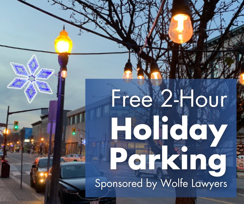 City of Peterborough (@cityptbo) on Twitter photo This month, enjoy free two-hour holiday parking at all downtown municipal parking spaces on-street, parking lots and parking garages.
👏Thanks to our sponsor Wolfe Lawyers
💙Voluntary payments will be donated to <a href="/Kaw_FoodShare/">Kawartha Food Share</a>
#LoveLocalPtbo This month, enjoy free two-hour holiday parking at all downtown municipal parking spaces on-street, parking lots and parking garages.
👏Thanks to our sponsor Wolfe Lawyers
💙Voluntary payments will be donated to <a href="/Kaw_FoodShare/">Kawartha Food Share</a>
#LoveLocalPtbo