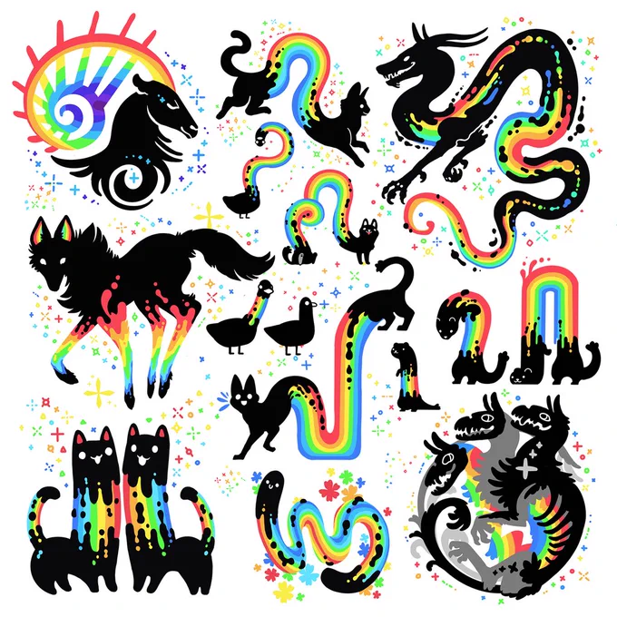 Rainbow critter collections~ 