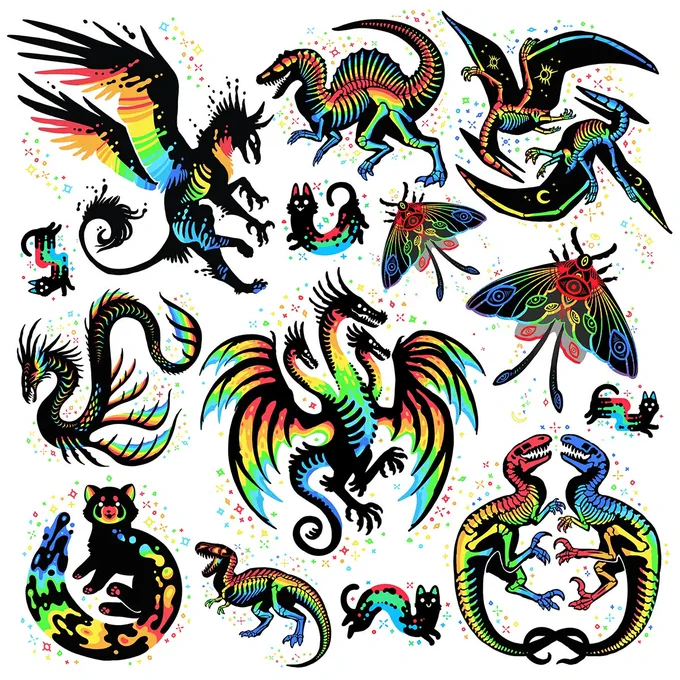 Rainbow critter collections~ 