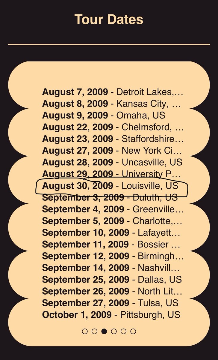 Omg I’m emo. Past tour dates are listed on #TSErasArchive. My first time ever seeing Taylor in my hometown. 🫶🏻🫶🏻