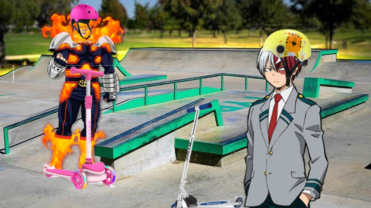 auramighters's tweet photo. SHOTOOOO YOU MUST SURPASS ME AND BECOME THE NUMBER 1 SCOOTER RIDER IN JAPAN https://t.co/XbHcEhq0oJ