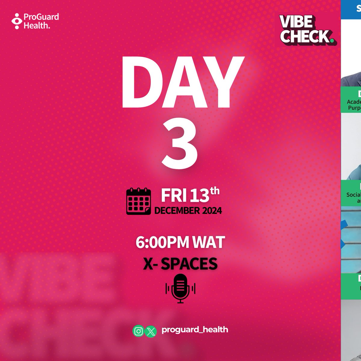 ProGuard_health's tweet photo. DAY 3
FINAL DAY.
LOVE AND FAMILY MATTERS.❤️

Join us today! 🎉
#Trending #proGuard_health https://t.co/1bbNBW4lWo