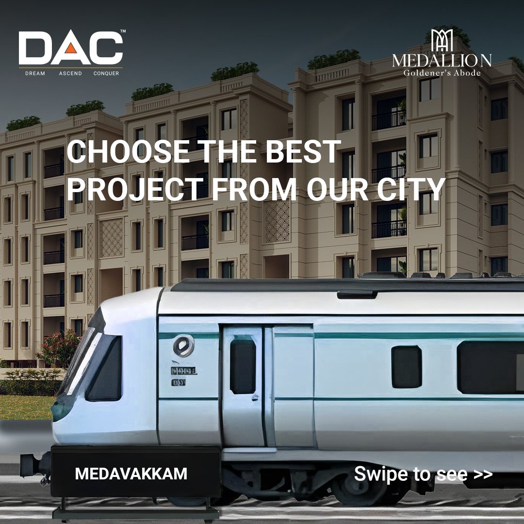 dac_developers's tweet image. Hop on the train and enjoy the contemporary lifestyle among the best communities in town at Guduvanchery, Medavakkam, Thambaram, Shollinganallur, Pallikarnai, Pallvaram, Manapakkam, OMR and Madampakkam. 

#DAC #dacdevelopers #DACHomes #DACHouses #dreamhome #DACproperties