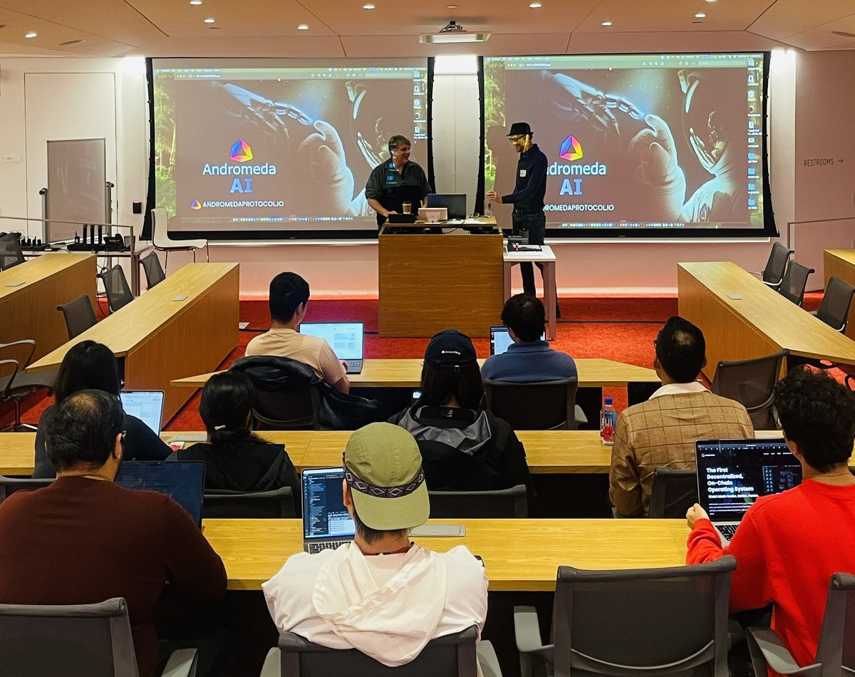 🚀 That’s a wrap on our #AI &amp; #Web3 Workshop at <a href="/cornell_tech/">Cornell Tech</a> with <a href="/AndromedaProt/">Andromeda</a>!

We dove into cutting-edge topics covered in the thread.🧵

🎓 Plus, 15 students applied for Winternships to kickstart their journey in Web3 and AI innovation!