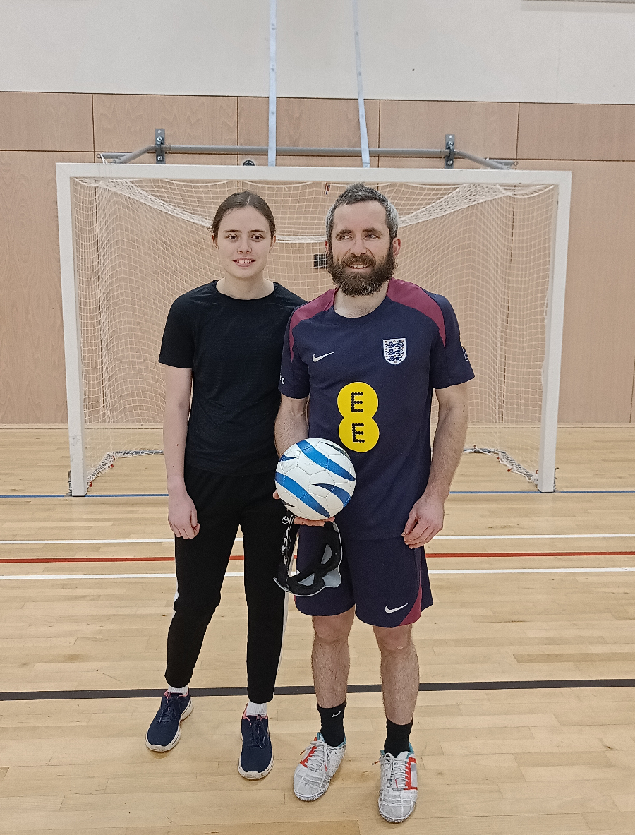 RT_VITALS's tweet photo. Blind football training can feel isolating with few players or specialized coaches. After a workshop with @UniOfHull , Eve Watson joined me to refine her coaching skills. Coaches, students, universities—let’s connect!

#InclusiveSport #collaboration https://t.co/gGCp7jO9ar