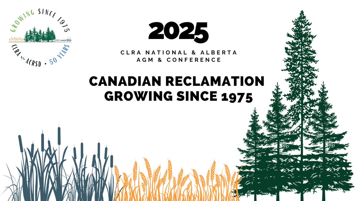 LAST CHANCE! Early bird registration for the 2025 CLRA National &amp; Alberta AGM &amp; Conference closes in TWO DAYS!  

Register here: buff.ly/4eMKTmR 

#CLRA2025 #CanadianReclamation #CLRAConference #GrowingSince1975