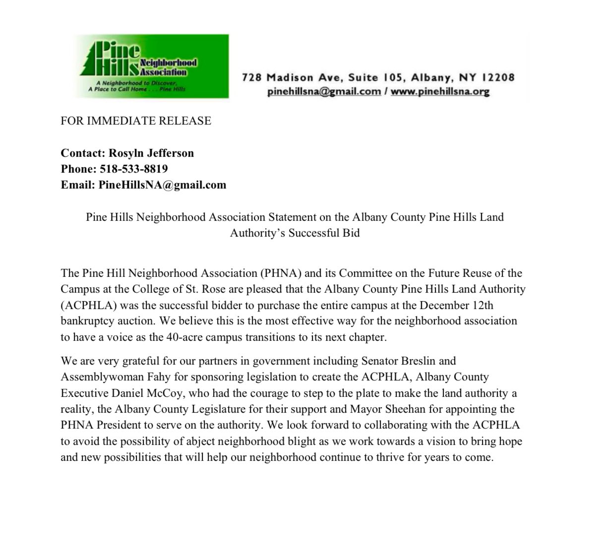 Pine Hills Neighborhood Association (@pinehillsna) on Twitter photo 