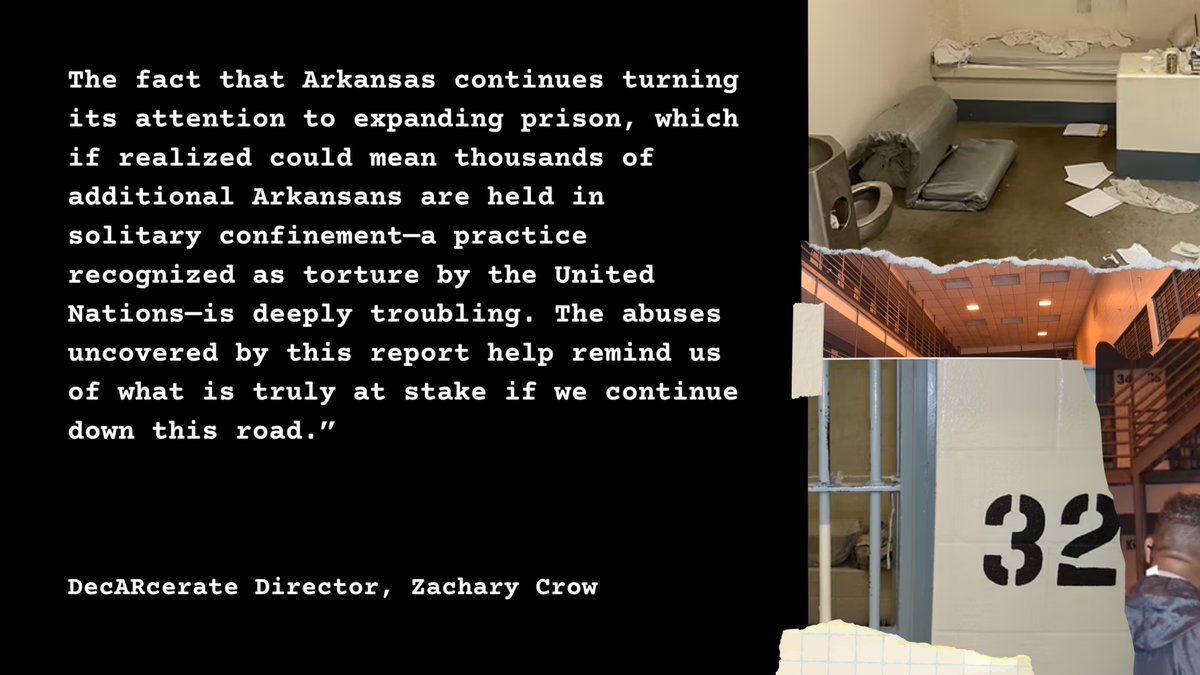 Read the report that <a href="/ArkTimes/">Arkansas Times</a> called "an important, illuminating and evocative look inside the prison system from someone who lives on the inside." 

decarceratear.org/failuretobeych…
