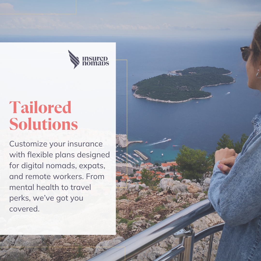You are special, talented and incredibly smart. We know you don't want a solution that is old-fashioned, designed for the mass population. At Insured Nomads our plans for individuals &amp; companies are customizable to your needs. #globalbenefits #innovation #personalized #insurtech