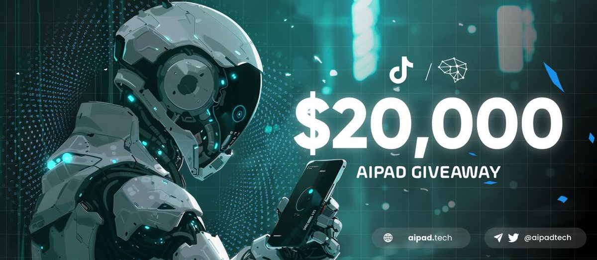 🎉 Join the #AIPad Revolution TikTok Challenge! 🎥

🚀 $20,000 in Prizes to Celebrate AI Innovation!

💎 Prizes:

🏆 1st Place: $2,000 worth of AIPad tokens
🥈 2nd Place: $1,500 worth of AIPad tokens
🥉 3rd Place: $1,000 worth of AIPad tokens
🎖️ 4th &amp; 5th Place: $1,000 each worth