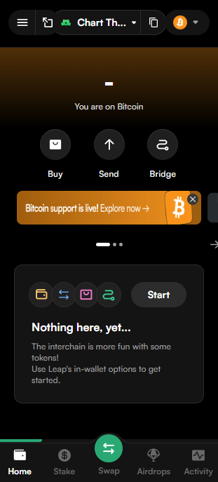 ChartTheCourse_'s tweet photo. If you're using @leap_wallet, it now supports $BTC and $BTC staking. #wild 🤯#COMOS ⚛️ https://t.co/tDPZIY20tp