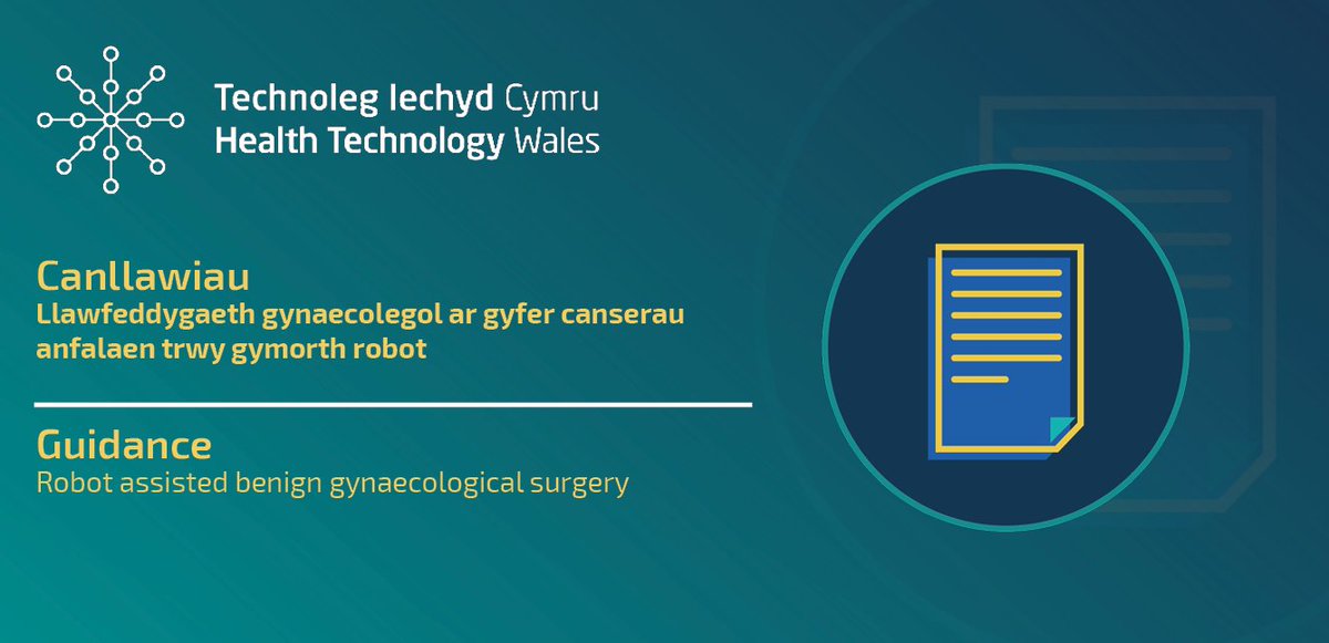 Health Technology Wales (@healthtechwales) on Twitter photo <a href="/HealthTechWales/">Health Technology Wales</a> has published new guidance on the use of robot-assisted benign gynaecological surgery. To read the guidance in full visit:healthtechnology.wales/reports-guidan⦠<a href="/HealthTechWales/">Health Technology Wales</a> has published new guidance on the use of robot-assisted benign gynaecological surgery. To read the guidance in full visit:healthtechnology.wales/reports-guidanā¦