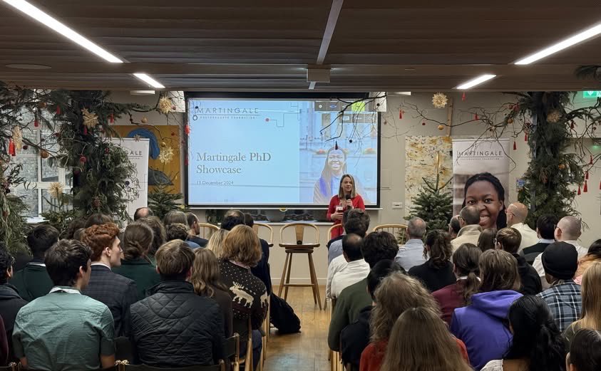WeAreMartingale's tweet image. Great day at the PhD Showcase today! Candidates have the opportunity to meet representatives and learn about courses at our partner universities, along with the opportunity to ask questions to current Scholars 📝
Huge thank you to everyone who attended and took part!🎄