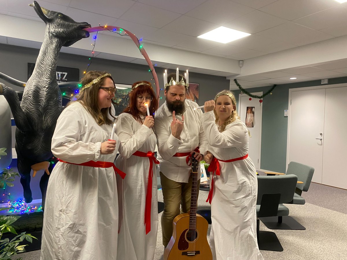 Happy Lucia! 

Want a chance to win a Goat Simulator 3 Base Game key + a key to the new Super Duper Pack?

In 10 minutes, we will post the deets on our Instagram, headbutt over for some goaty tunes 👀🐐

instagram.com/coffeestainnor…