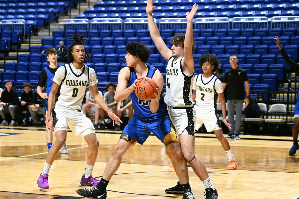 Day 2 of <a href="/theCFEF/">Cy-Fair Educational</a> #CyHoops tournament is happening now at the <a href="/BerryCenter/">Berry Center</a>! The <a href="/cycreekhs/">Cy Creek High School</a> Cougars are taking on The Colony Cougars! #CFISDspirit 🎉🏀