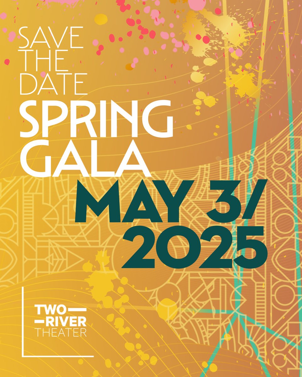 SAVE THE DATE 🗓️ Two River's biggest party of the year is gearing up ⚙️👀 Our Spring Gala is MAY 3 / 2025! 

Mark your calendars. More info coming soon!