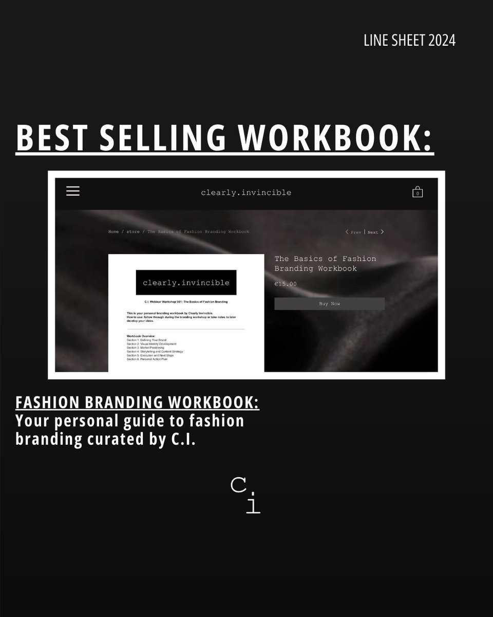 c_invincible's tweet photo. 🥂LINE SHEET 2024

🎊Best Selling Workbook: Fashion Branding Workbook — Your trusted companion in building standout brands.

🔗https://t.co/fNB0GiJItx

#AfricanFashionMedia #FashionServicesAgency #ClearlyInvincible https://t.co/IsONx5cl1k