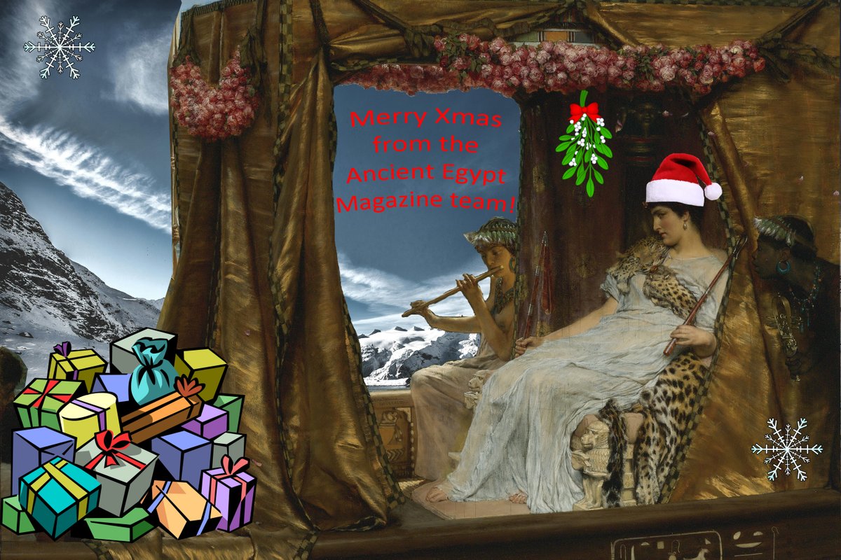 Wishing you a very happy festive season and health and happiness in 2025! From Sarah, Peter and the Ancient Egypt Magazine team!