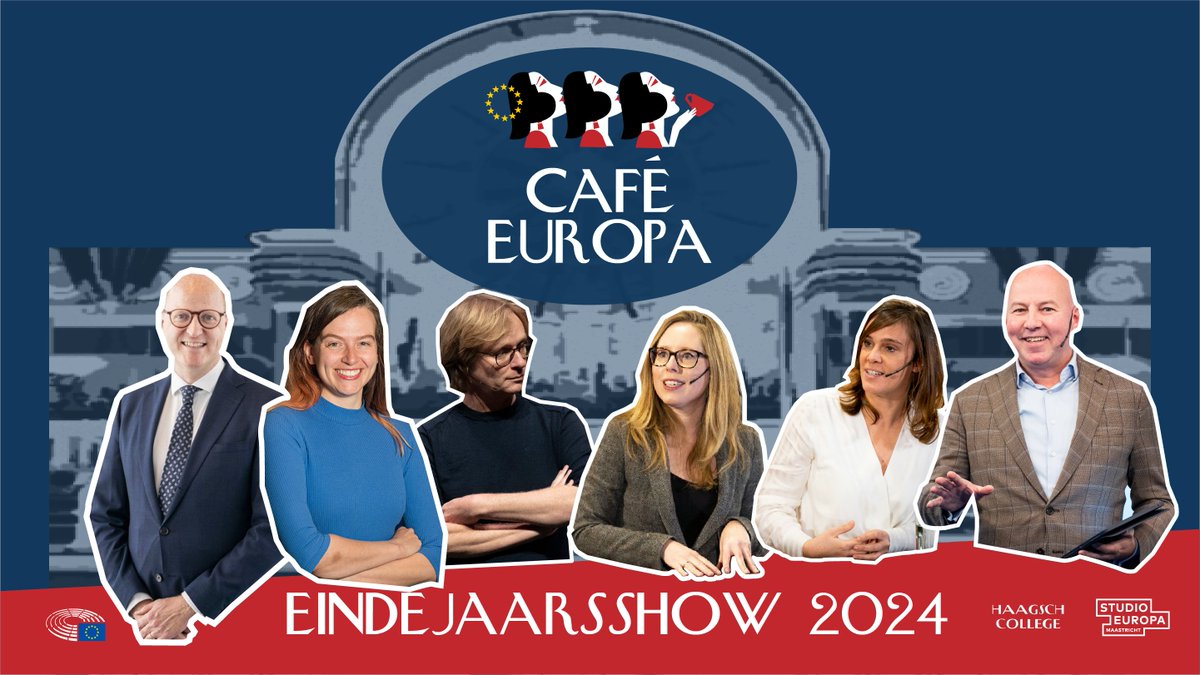 De Europese Eindejaarsshow!

<a href="/kimvsparrentak/">Kim van Sparrentak</a>, <a href="/bgroothuis/">Bart Groothuis</a>, <a href="/evelinereth/">Eveline Rethmeier</a>,  <a href="/noorlanderarjan/">Arjan Noorlander</a> nemen plaats in het Café bij <a href="/annettevansoest/">Annette van Soest</a> en Stefan de Vries.

🎧Luister via je podcastapp zoals open.spotify.com/show/5VUvsKOHJ…
📺 Of kijk via youtube.com/watch?v=OBqjwM…