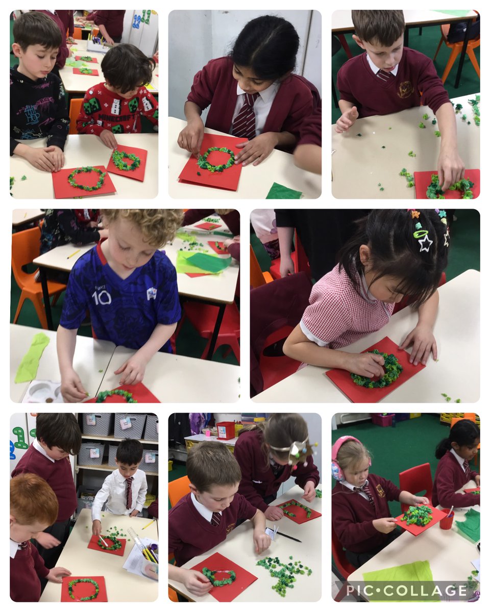 stlukesfrodsham's tweet photo. Getting into the festive spirit with some Christmas card making ๐ #tulipclass https://t.co/K6HVYhvqMp