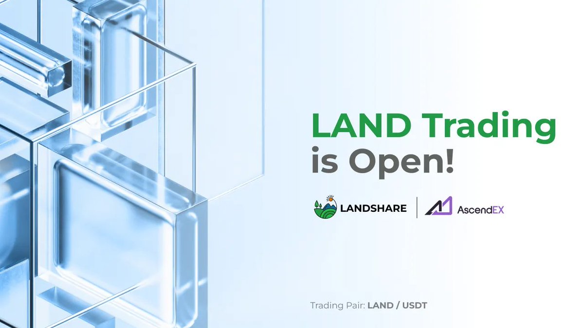 Landshareio's tweet image. 📢 $LAND Trading on @AscendEX_ Is Now Open!

We're thrilled to make our utility token even more accessible! #AscendEX boasts an impressive track record with over $1.5 billion in daily trading volume and 1.5 million weekly visitors.

👉 Trade now: ascendex.com/en/cashtrade-s…