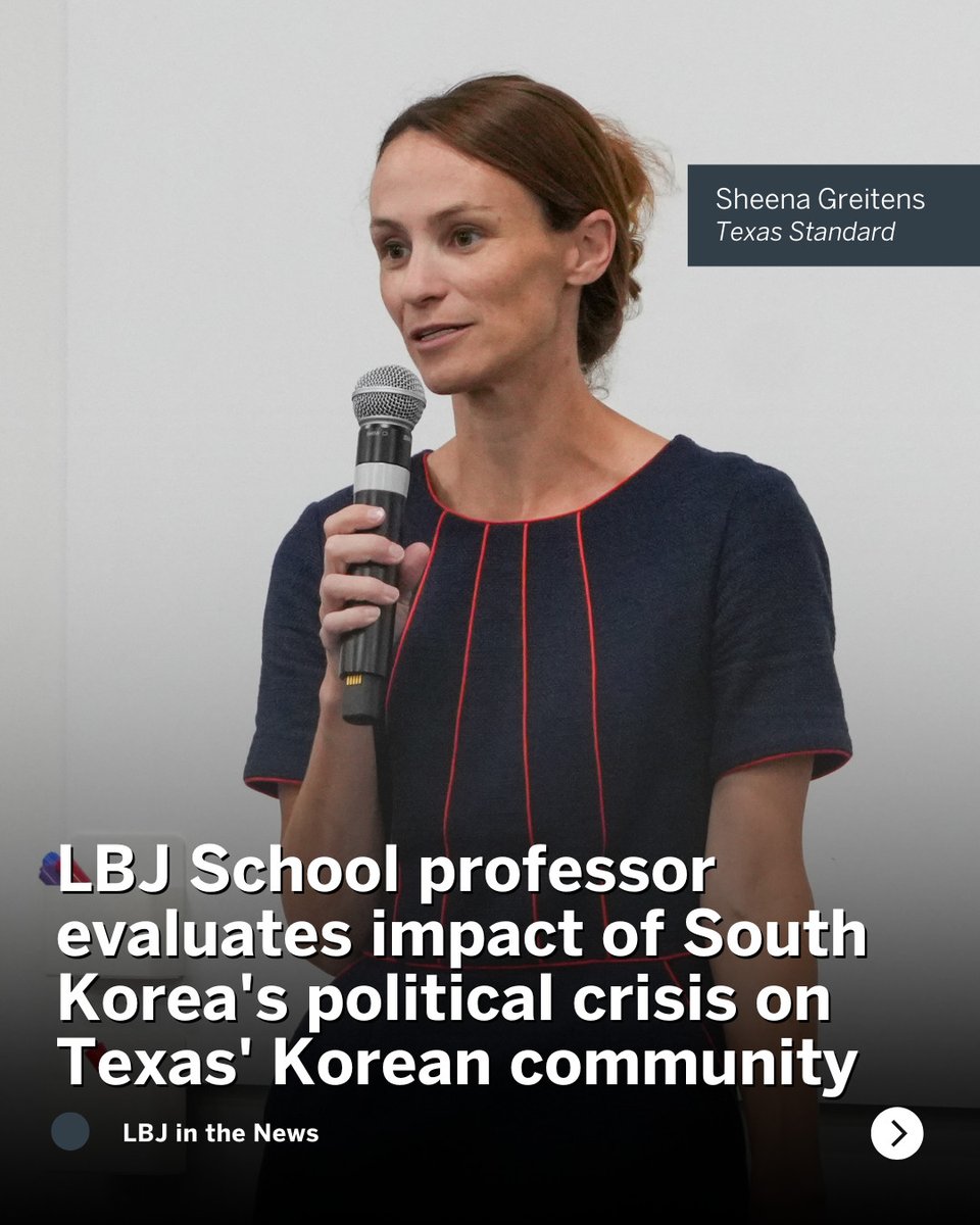 The LBJ School tweet media