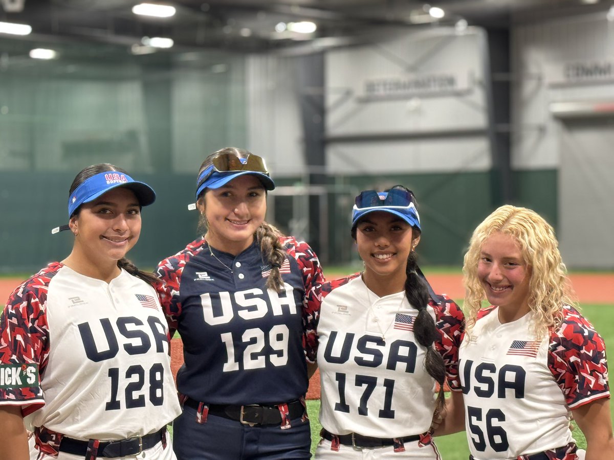 Excited for the <a href="/USASoftball/">USA Softball</a> National Selection HPP event <a href="/JRTC42/">Jackie Robinson Training Complex</a> ! Thank you!@USASoftball ! Also happy to see some of my HPP Tokyo Exchange Teammates 🇺🇸<a href="/usasoftballsoca/">USA Softball of Southern California</a> . #129

<a href="/softbalAmerica/">Softball America</a> <a href="/LineDsoftball/">Line Drive Media</a> <a href="/SoftballRecruit/">Softball Recruit 🥎</a> <a href="/EliteRecruits_/">Elite Recruits</a> 
 <a href="/NCAASoftball/">NCAA Softball</a> <a href="/nxt1sports/">NXT 1</a>