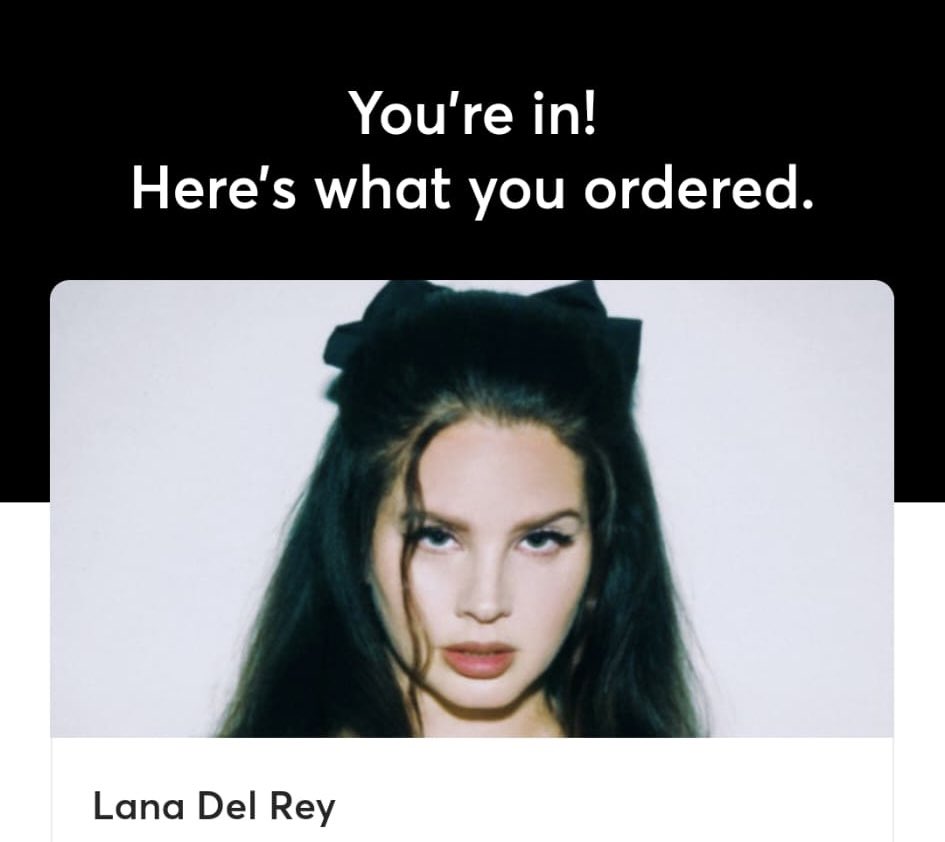 HufflepuffMagic's tweet image. Can’t wait to see Lana Del Rey in July 🙌🏻🖤
