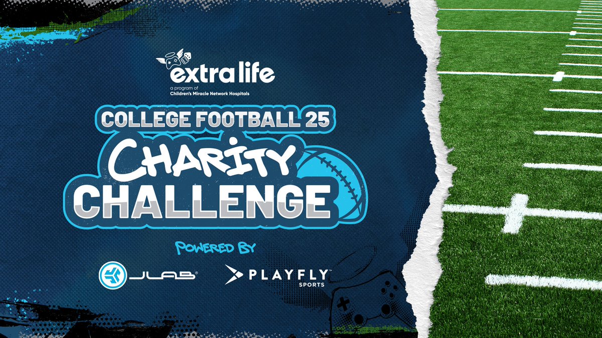 We teamed up with <a href="/PlayflySports/">Playfly Sports</a> &amp; <a href="/JLabAudio/">JLab</a> for the College Football 25 Charity Challenge! Compete for a piece of the $2,500 prize while supporting @CMNHospitals. Inspired by <a href="/UIchildrens/">UI Health Care Stead Family Children's Hospital</a>' Extra Life Charity Challenge, which raised $62K+ in Sept 2024. 🔗bit.ly/3D6rtw7