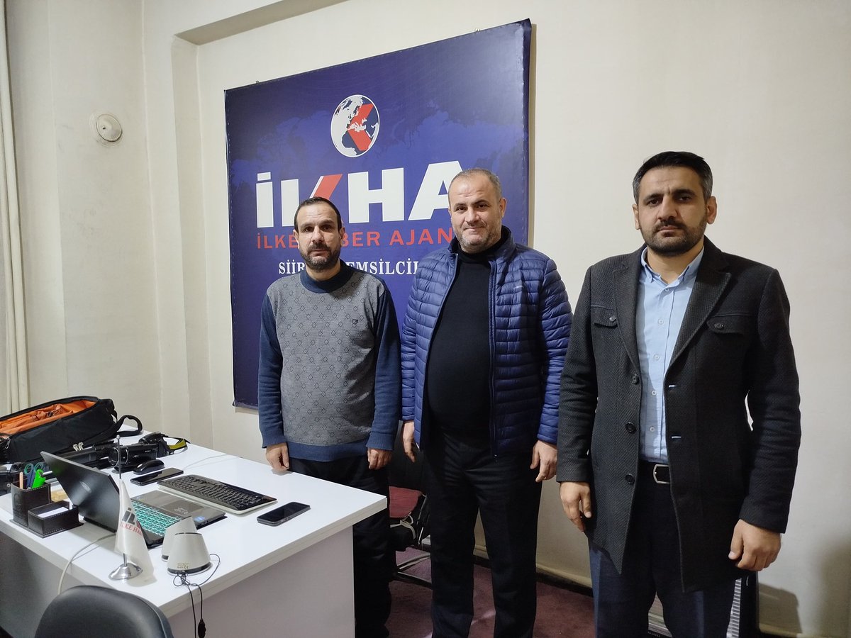 msahgultekin's tweet photo. TRT Haber/TRT Kürdi Siirt Temsilcisi Fahrettin Sevinç ve İLKHA Siirt Temsilcisi Murat Orhan’ı ziyaret ettik. Ziyaretimizde, Siirt’in ve ülke gündeminin önemli meselelerini değerlendirdik. Yapılan görüşmelerde, bölgenin gelişimi, medya sektöründeki yenilikler ve halkın beklentileri üzerine fikir alışverişinde bulunduk.