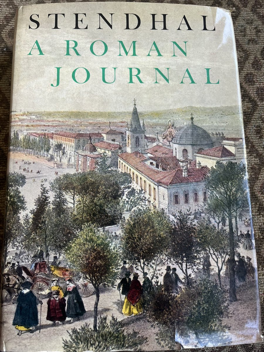 rose_umberto's tweet photo. Done with finals—now we do a little Stendhal Promenades Dans Rome reading. Is this allowed? https://t.co/Px96xfTeWa