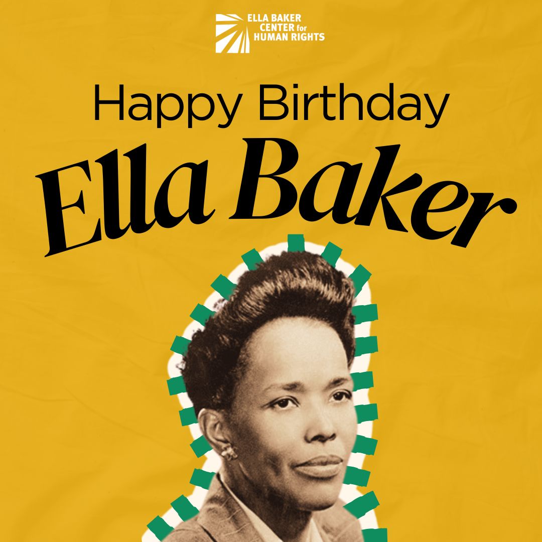 ellabakercenter's tweet photo. Today, we celebrate the birthday of a true visionary, Ella Josephine Baker 🥳 #EllaBaker https://t.co/TZ77RoQucT