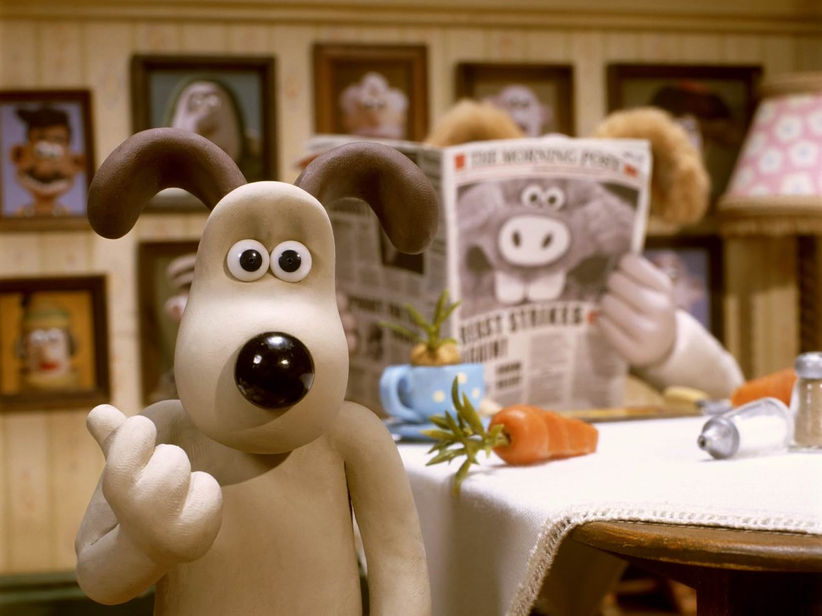 HBOMaxFR's tweet image. Vos deux potes à modeler préférés sont sur Max 🐶🤦‍♂️ #Wallace&amp;amp;Gromit