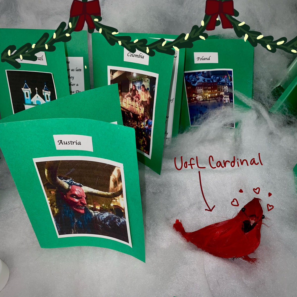 Holidays Around the World!

KSCIRC participated in the UofL School of Medicine door decorating contest! We ended up receiving an honorable mention and a swag bag. Thank you to everyone in KSCIRC who helped and supported our decorating efforts!