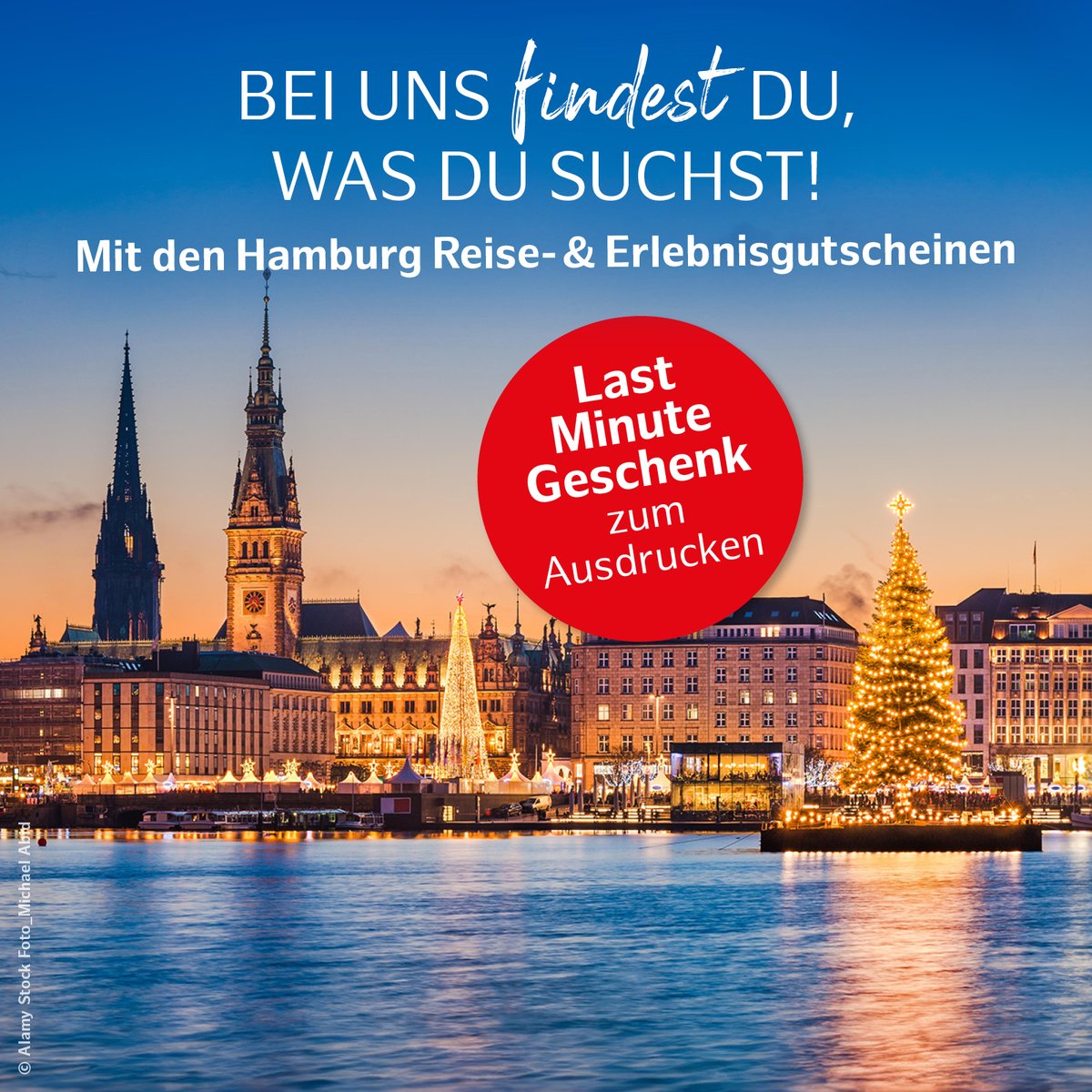 ✨ Hamburg-Magie verschenken ✨Ein Gutschein für Hamburg schenkt unvergessliche Momente: Bunte Straßen, Alsterglanz, Speicherstadt-Zauber, Musicals &amp; mehr! 🎁 Flexibel einlösbar – Weihnachtsbox nur bis 15.12. 🎄❤️ 👉 hamburg-tourism.de/buchen/hamburg…
