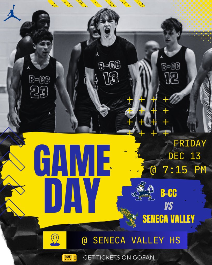 🚨GAME ALERT🚨 The Battlin’ Barons look to move on to 3-0, as they head up county to take on the Screamin’ Eagles of Seneca Valley! Tip-off is at 7:15 pm. Tickets can be purchased on gofan.co