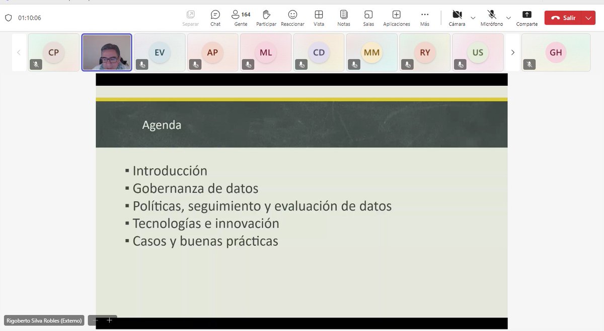 CapacitaINAI's tweet photo. 🗣️Iniciamos nuestro último curso especializado

🎉Hoy reflexionaremos sobre la Gobernanza de Datos Aplicable al Sector Salud

👥 ¡Gracias a nuestros participantes!

#CursosEspecializados#INAI https://t.co/Jy92Okm3cU
