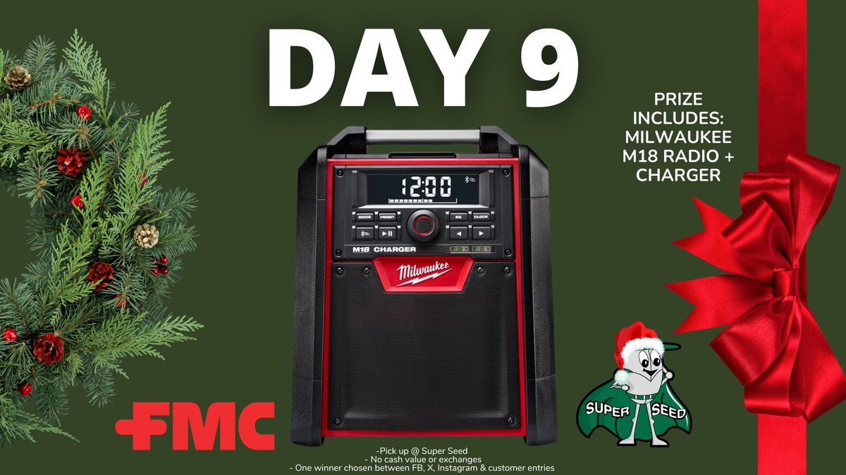 We will NEVER try to obtain any personal information from you. Please be aware of &amp; report any fake accounts that try to follow or contact you

Thanks <a href="/vickilawrence90/">Vicki Lawrence</a>  w/ <a href="/FMCAgCanada/">FMC Ag Canada</a> 

To win:
Follow us
RT this post
'24 customers get an auto entry

Ends Mon, Dec 16/24 @ 9am CST